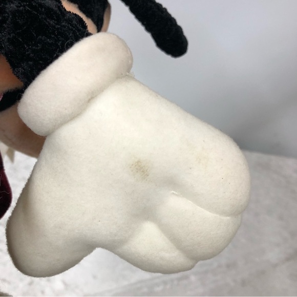 Walt Disney Store Mickey Mouse Christmas Velvet Cape Plush Stuffed Animal 1999 - Picture 12 of 13